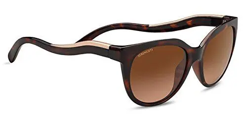 Produktbild: Serengeti Lia Sonnenbrille, Uni, Lia, Lia Shiny Dark Tortoise/Satin Rose Gold Polarized Drivers Gradient