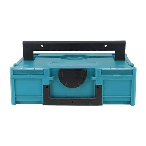 Produktbild: Serlium Aufbewahrungs-Werkzeugkasten-Organizer, 40 kg tragender Elektrowerkzeugkasten, stapelbares Design, sichere Verriegelung, Hardware-Organizer-Behälter für Griffe und Befestigungselemente