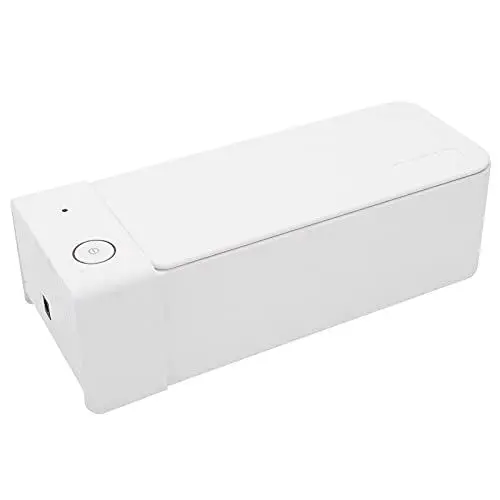 Produktbild: Serlium Schmuckreiniger, 360 ° drehbare Reinigungsmaschine Edelstahl Industrieller Schmuckreiniger zum Reinigen von Brillenringen Uhrenmünzen Silber(EU Plug)