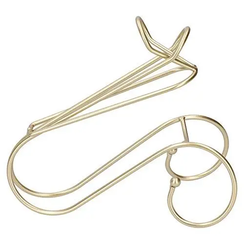 Produktbild: Serlium Weinregalhalter, Thekentischplatte, freistehend, Metall, Moderne, einfache Dekoration, Gold für Küche, Zuhause, Restaurant