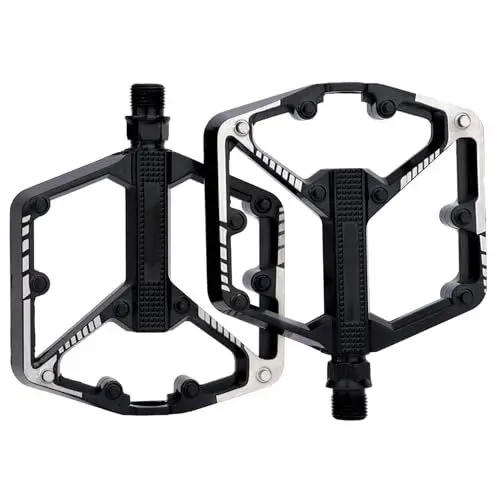 Produktbild: Sertay Pedale, Trekking Pedale Aluminium, rutschfest Plattformpedal, Abgedichtete Lager Fahrradpedale, Universelles Fahrradpedal, für die Meisten Fahrräder, wie Mountainbikes, Rennräder, Citybikes