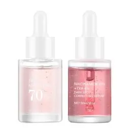 Produktbild: Serum zur Korrektur Dunkler Flecken - Niacinamide 10% +txa 4% Serum & Peach 70 Niacin Serum - Hyaluronsäureserum for Gesicht - 30 ml/ 101 fl (A+B - 2PCS)