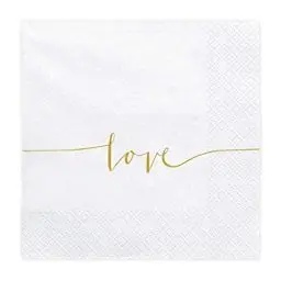 Produktbild: Servietten love, 33 x 33 cm, 1Pack(20Stück) SP33-22