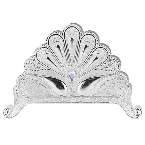 Produktbild: Serviettenhalter-Ornament, Europäisches Westliches Restaurant, Retro-Ornamente, Rack-Spender, Taschentuchhalter, Taschentuchbox-Halter (Silber)