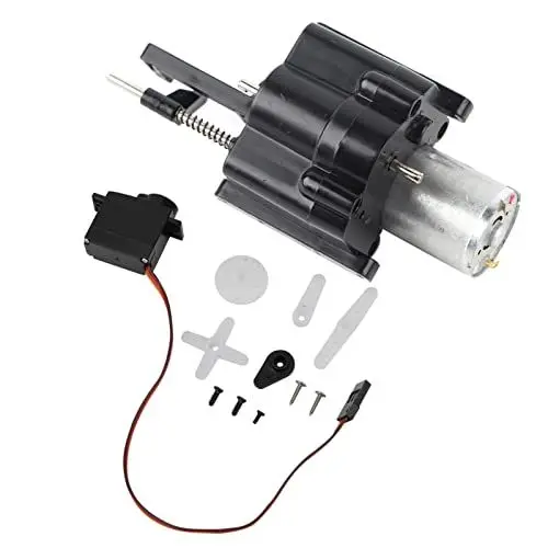 Produktbild: Servo Motor, RC Servo, Schaltservo 2 Gang Getriebe RC Teil RC Servo RC Auto Upgrade Zubehör Getriebe Servo Servo RC für Spielzeugauto 1:16 WPL RC Car