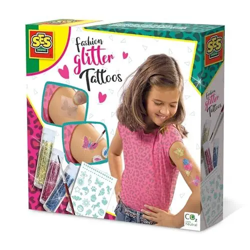 Produktbild: SES 14142 Modisch Fashion Glitter Tattoos, neutral, zzzz-s