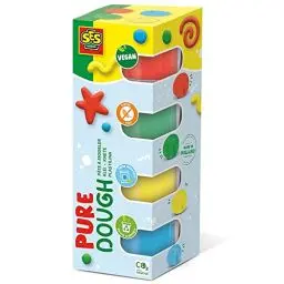 Produktbild: SES Creative 00511 Feel good Knete - Pure (4x90gr) für Kinder ab 1 Jahr- 4 farben
