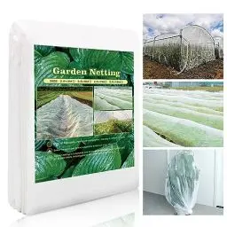 Produktbild: SESAMIS Gemüsenetz Garten, 2,4m x 3m/5m/7m/10m insektenschutznetz, Gartennetze für Pflanzen Gemüse, Früchte, Blumen(2.4mx10m)