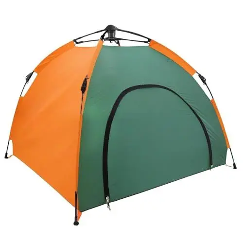 Produktbild: SESAMIS Hundehütten - Tragbare Hunde-Zelt Höhle, Faltbar & Schnelle Lagerung - Indoor & Outdoor Hundehütte Bett - Ideal für kleine Hunde - Keine Installation nötig, Kostenlose Matte für Haustiere