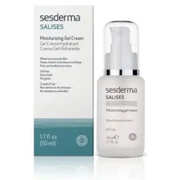 Produktbild: SESDERMA | Salises Feuchtigkeitscreme-Gel | zu Akne Neigende Haut | Fettige Haut | Mischhaut | Salicylsäure | Echte Aloe | Hydratation, Turkis, Weiß, 50 ml (1er Pack)