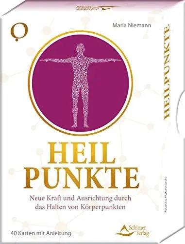 Produktbild: SET - Heilpunkte: Neue Kraft und Ausrichtung durch das Halten von Körperpunkten - 40 Karten mit Anleitung