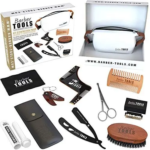 Produktbild: Set zur Bart - Bartpflege Beard Box. BARBER TOOLS
