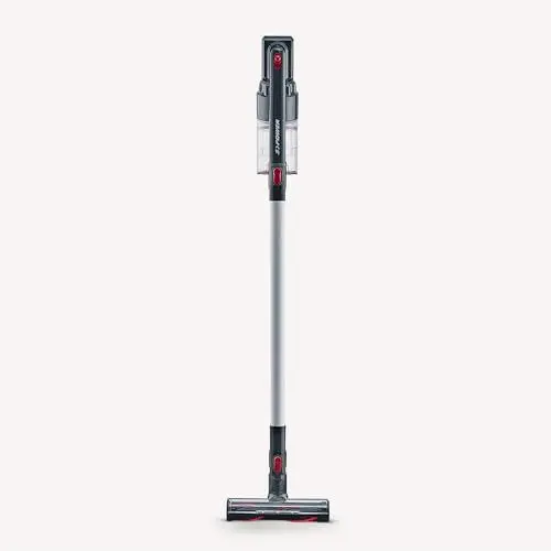 Produktbild: SEVERIN 2-in-1 Stiel- und Handstaubsauger, leistungsstarker Akku Staubsauger für Tierhaare, kabelloser Staubsauger mit bis zu 40 min Akkulaufzeit, schwarz/rot, HV 7153