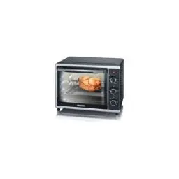 Produktbild: SEVERIN Back- und Toastofen mit Umluftfunktion, Mini Backofen mit Grillrost und Backblech, 30 L Kapazität, 1.600 W, silber /schwarz, TO 2056