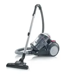 Produktbild: SEVERIN Beutelloser Zyklon-Staubsauger, Bodenstaubsauger für konstante Saugkraft, Staubsauger ohne Beutel mit 800 Watt und 9 m Aktionsradius, 2,1 L, schwarz-rot, CY 7089