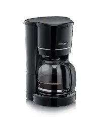 Produktbild: SEVERIN Filterkaffeemaschine mit Glaskanne, Kaffeemaschine für bis zu 10 Tassen, Filtermaschine mit Glaskanne und Permanentfilter, schwarz, KA 4320