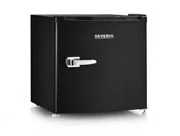 Produktbild: SEVERIN Retro Mini Kühl-/Gefrierbox (31 l), Gefrierschrank klein, Minikühlschrank mit flexibler Temperaturregelung, Tischkühlschrank, schwarz, GB 8880
