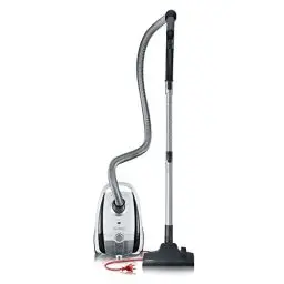 Produktbild: SEVERIN Staubsauger mit Beutel S'POWER snowlight, leiser & kompakter Bodenstaubsauger für Teppich- & Hartböden, 750 W, HEPA 13 Filter, 8 m Reichweite, 2L, BC 7035
