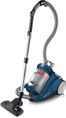 Produktbild: Severin MY 7119 Beutelloser Multizyklon-Bodenstaubsauger, Regulierbare Saugleistung, Inkl. Polsterdüse, Parkettdüse und Turbobürste, S´SPECIAL carPET & carpets nonstop, Blau/Rot