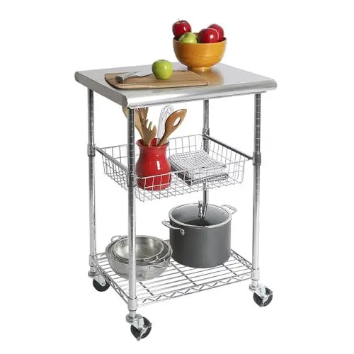 Produktbild: Seville Classics Allzweckwagen Edelstahl Silber