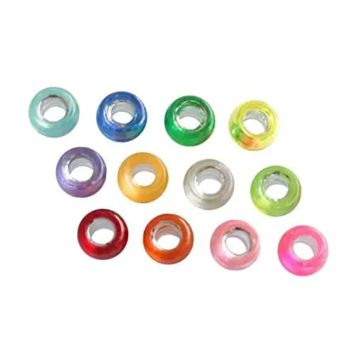 Produktbild: SEWACC 6 X 9 Mm Acrylperlen-Armband-bastelset Gemischte Perlen Jungen- Und Mädchen-Set Schmuckherstellungsperlen Mädchen-Armband-bastelsets Für Jungen Und Mädchen