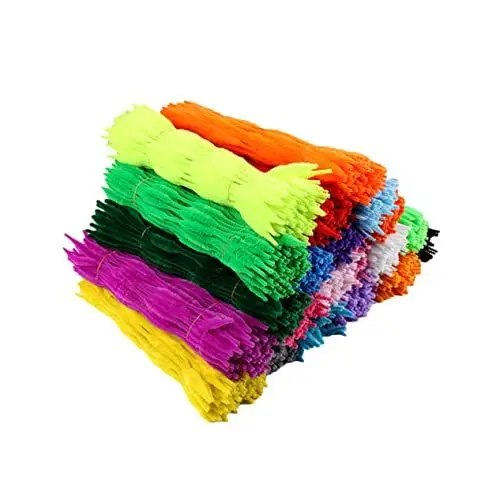 Produktbild: SEWACC 100St verdrehte Stangen Kinder DIY Bastelmaterial DIY Spielzeug Bastelmaterial für Kinder Flash-Spielzeug kinder spielset handgemachtes Lernspielzeug für Kinder wellige Spitzen