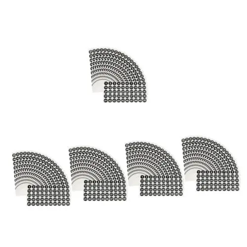 Produktbild: SEWACC 100 Blatt Aufkleber zahlen sticker number stickers runde farbige Etiketten selbstklebende Nummernschilder Klassifizierung digitales Etikett Büroetiketten beschichtetes Papier