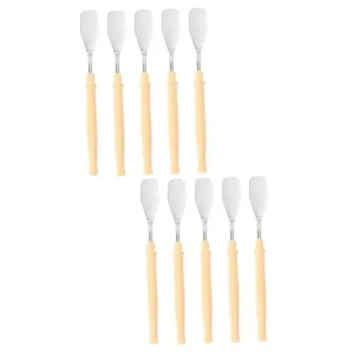 Produktbild: SEWACC 10 Stk Kunstspachtel Spachtel für Acrylfarbe Spachtel Malwerkzeug Werkzeug zum Mischen von Farben schiebeschalter spatel raclette Pigmentschaber Spachtel für Ölgemälde Plastik
