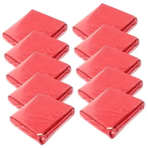 Produktbild: SEWACC Einzigartiges Retro-design 10 Stück Jade-schmuckpapier Rote Papierbögen für Die Verpackung Von Armbändern