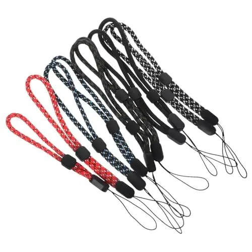 Produktbild: SEWACC 10 Stück Teiliges Handgelenkband Einstellbare Lanyard Halterung für Smartphones und Lautsprecher für Reisen Sport und Outdoor Aktivitäten Rutschfest und Stabil