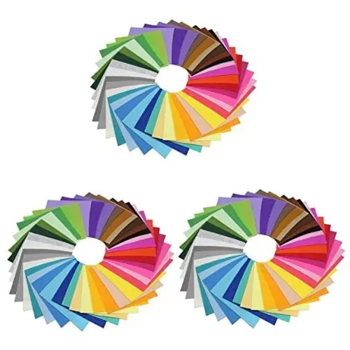 Produktbild: SEWACC Filzstoff 120 Stück Bastelmaterial Weicher Filz Stofffilz Zum Basteln Stoffreste Miniaturblätter Filz Für Nähprojekte Filz Nähquadrate Vliesstoff Für Patchwork Stoff