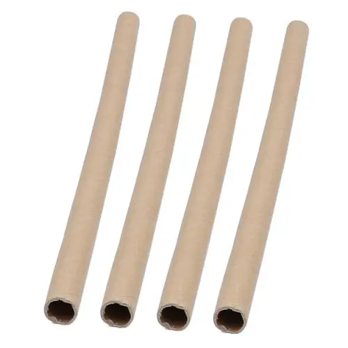 Produktbild: SEWACC 12 Stk Kartonverpackung Papierröhre Für Diy Pappröhre Aus Papier Wanne Zur Herstellung Von Angelruten Papierröhre Selber Machen Leere Papierröhren Leerer Zylinder Light Brown