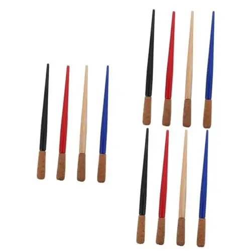 Produktbild: SEWACC 12 Stück Dip Stifthalter Holz Stifthalter Dip Stifthalter Dip Pen Dip Pen Schreibzubehör Schreibzubehör Tintenstifthalter Dip Pen Zubehör Kalligraphie