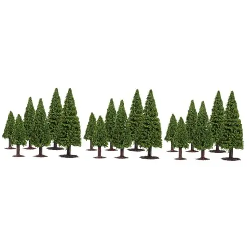 Produktbild: SEWACC 18 STK Modellkiefer Mini-Weihnachtsbaum Modelleisenbahn Baum gefälschtes Baummodell Miniaturbaum Modell Zeder Landschaft DIY bäume Miniatur-Dioramenbaum Miniatur-Straßenbäume