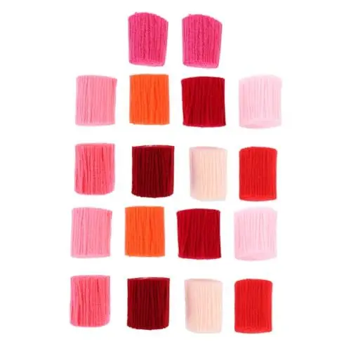 Produktbild: SEWACC 18 Stück Segment Stickgarn Häkelgarn Häkelteppichgarn Häkelgarn Strickgarn Stickerei Teppichgarn DIY Knüpfgarn Webgarn Häkelgarn Strickwolle Handarbeitsgarn
