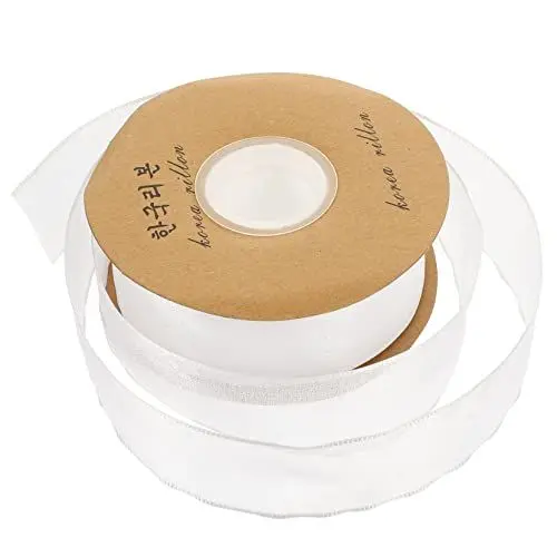 Produktbild: SEWACC 1 Rolle 4 Cm Geschenkband Weihnachtsfeier Geschenkverpackung Hochzeitsgeschenkband Verschleißfestes Blumenstrauß Kreatives Zum Verpacken
