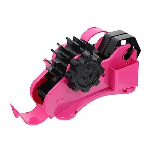 Produktbild: SEWACC 1 Satz Bandhalter Heißpressband durchsichtiges Klebeband tape dispenser Schneidemaschine für Klebeband Heizband für Sublimation Klebebandabroller für den Haushalt Abs Rosa