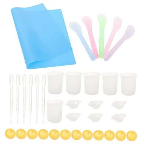 Produktbild: SEWACC 1 Satz Leimmischwerkzeug Tassenpolster Messen Maler-klebebandabroller Diy-versorgung Zubehör Zur Schmuckherstellung Kits Zur Schmuckherstellung Diy-kits Plastik Wiederverwendbar