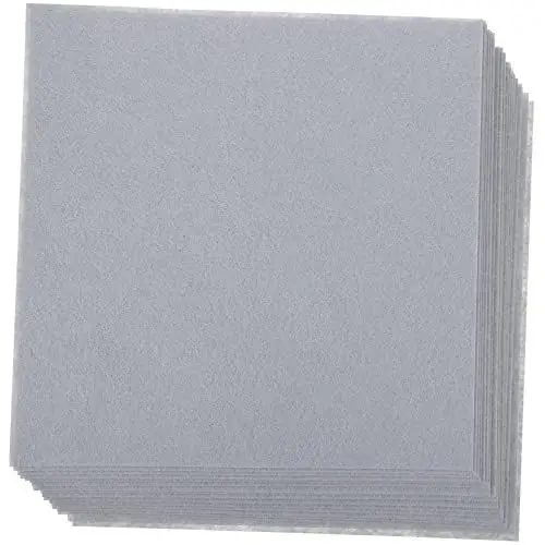 Produktbild: SEWACC 20St Filzvlies bastel Materialien Felt Board dekoring Dekorationsfilz Filzplatten Filzstoff Filztuch für Kindergarten Schulfilz manuelles Filztuch basteln Filz Stoff gefühlt Grey
