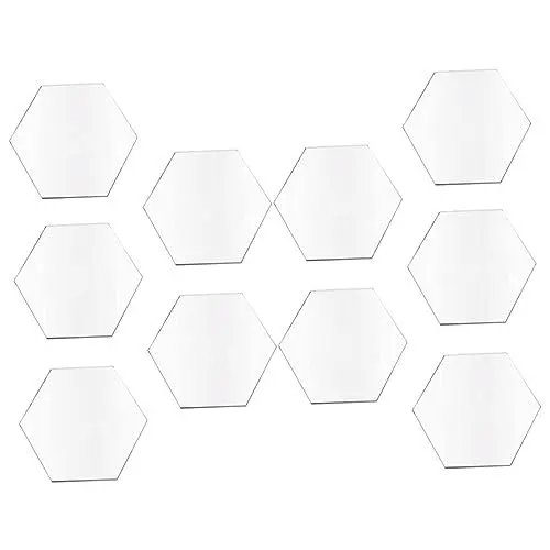 Produktbild: SEWACC 20 STK Acrylplatte Sachen für Kinder Supply Ausstellungsstände kleine durchsichtige Karten Sitzplatzkarten unterzeichnen DIY tischdeko transparente Acrylkarten Acryl-Rohlinge
