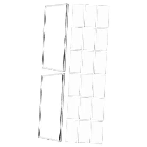 Produktbild: SEWACC 20 Stk Währungsorganisator Währungsalbum Männer Münzalbum Geld Banknoten-Sammlerbox Banknoten- Fotoalbum Banknotenhalter tragbares Banknotenetui Plastik Transparent