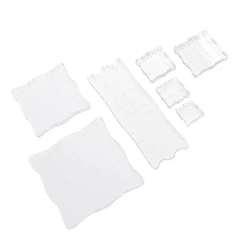 Produktbild: SEWACC 21 Stk Prägestempel aus Acryl acrylplatte scrapbooking zubehör clearstamps Klares Fotoalbum klares Stempelwerkzeug handgefertigtes Robbenzubehör Acrylblock für Dichtung Transparent