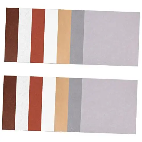 Produktbild: SEWACC 28 Blatt Handgemachter Filzstoff Filzquadrate DIY Vorgeschnittener Stoff Nähen Filzstoff Patchworkstoff Bastelstoff Quiltstoff Filzstoff Zum Basteln Filz Für Steppdecke