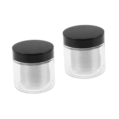 Produktbild: SEWACC 2St Reinigungsbecher Schmuckpflege Uhrenreinigung Schmuckreinigung zu Hause Reinigungstasse für Schmuck Halskette manuelle Reinigung Reinigungswerkzeug für Schmuck Glas Transparent