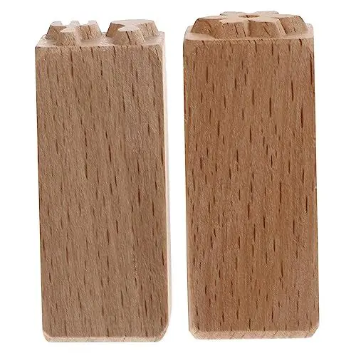Produktbild: SEWACC 2St Siegel Sushi-Druckstempel Stempel für das Handwerk chinesischer Mondkuchen Fondant-Stempel embossing stempel schokoladenform Holzstampfer für Mondkuchen Dessertformen Buche
