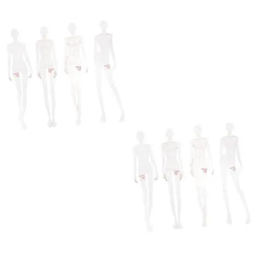 Produktbild: SEWACC 2 Sätze Modell Lineal Modezeichnungslineal Für Kostümdesign Muster Lineal Träume Menschlicher Dynamischer Prototyp-herrscher Mode-zeichenlineal Zum Skizzieren Nählehre Plus Plastik