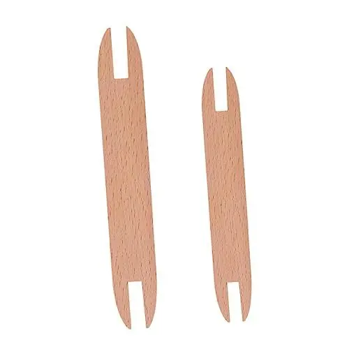 Produktbild: SEWACC 2 Sätze Pendeln Braid Tool Strickset Knit Set Handarbeitstools Stricknadeln Für Handarbeitsprojekte Gestrickter Schal Webwerkzeuge Strickstühle Holzschiffchen Webstöcke 2 Stück * 2