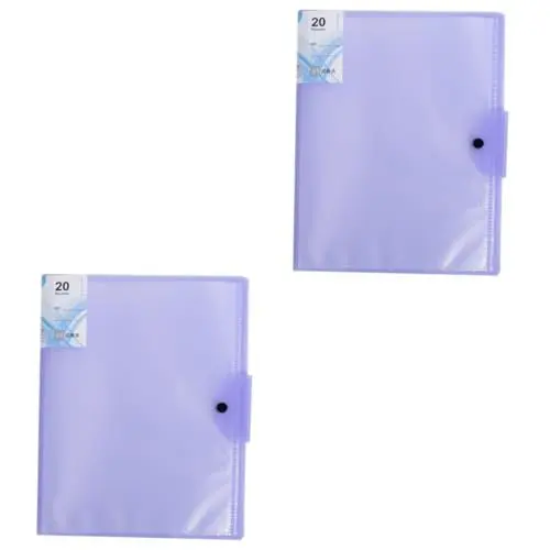 Produktbild: SEWACC 2 Stück 20 Bericht Binder clipboard büroartikel aktenordner dokumentenordner präsentationsmappen aufbewahrungsmappe ordnee Dateien Organizer Inhaber der Prüfungsunterlagen Violett