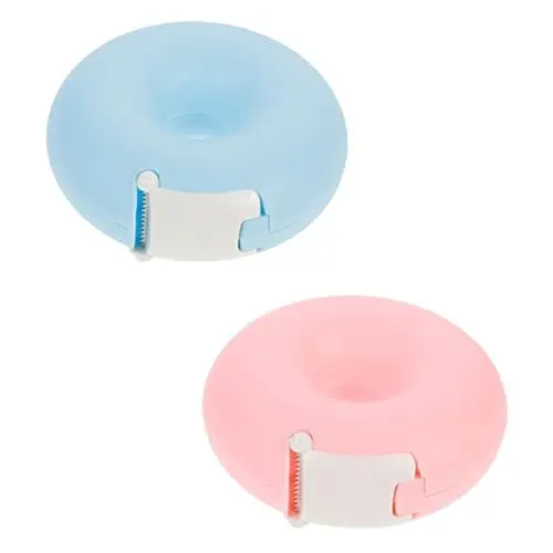 Produktbild: SEWACC 2st Bandschneider Wimpernband Dekoratives Klebeband Klebeband-nachfüllpackungen Für Spender Packband Mit Abroller Washi-tape- Gadgets Zum Schneiden Von Bändern Abs Blue