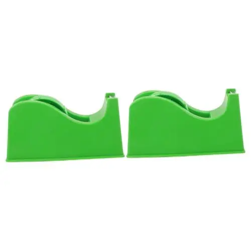 Produktbild: SEWACC 2st Klebebandabroller Schreibtisch Bandspender Bandhalter Abs Light Green
